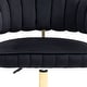 preview thumbnail 100 of 118, Velvet Home Office Desk Chair, Height Adjustable Task Chair, Armless Single Chair with Wheels, 360° Swivel Vanity Chair - N/A