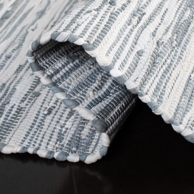 SAFAVIEH Handmade Flatweave Montauk Leon Casual Cotton Rug