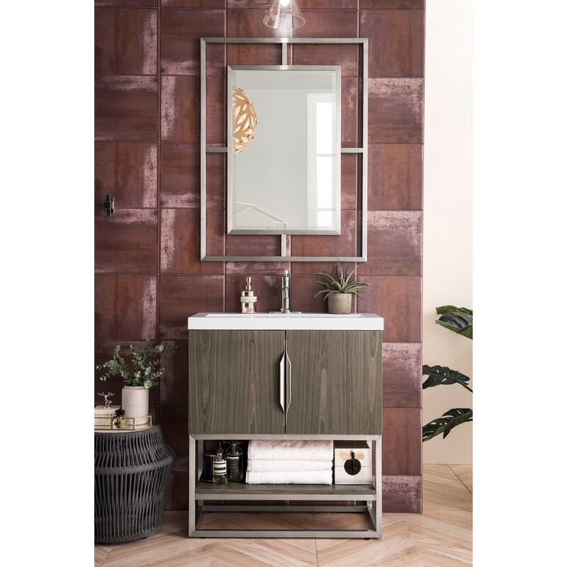 James Martin Vanities 883-V31.5-BN-WG Columbia 32" Free Standing
