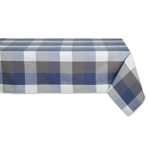 DII Tri Color Check Tablecloth