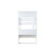 preview thumbnail 16 of 16, Bunk Bed with Shelves , Rubber Wood Bed with Shelves Headboard, Safety Guardrails and Ladder, Convertible to 2 Beds