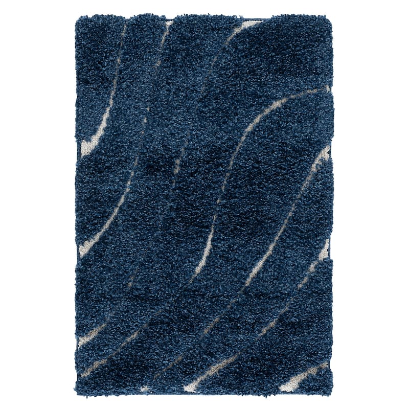 SAFAVIEH Florida Shag Borbala Soft Serene Waves 1.2-inch Thick