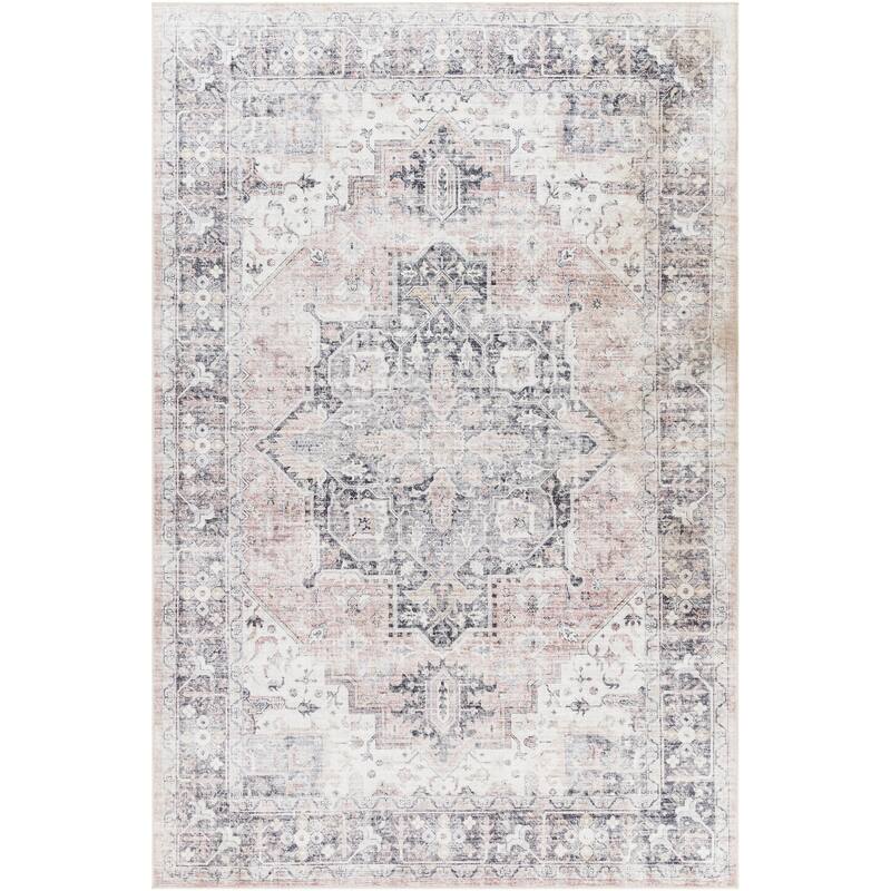 Syabira Machine Washable Traditional Area Rug