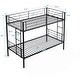 preview thumbnail 7 of 14, Twin over Twin Size Metal Frame Bunk Bed