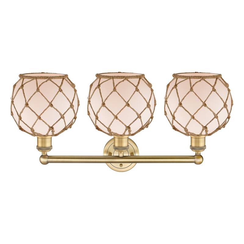 Innovations Lighting Endless Possibilities Edison - Farmhouse Rope - 3 Light 26" Bath Vanity Light