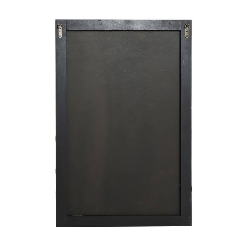 Wood Framed Rectangular Accent Wall Mirror - 43.39" H x 27.95" W x 1.5" D