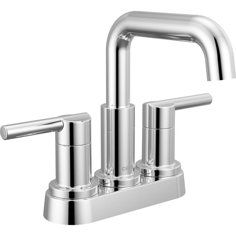 Delta 25849LF Nicoli 1.2 GPM Centerset Bathroom Faucet with Push - Chrome