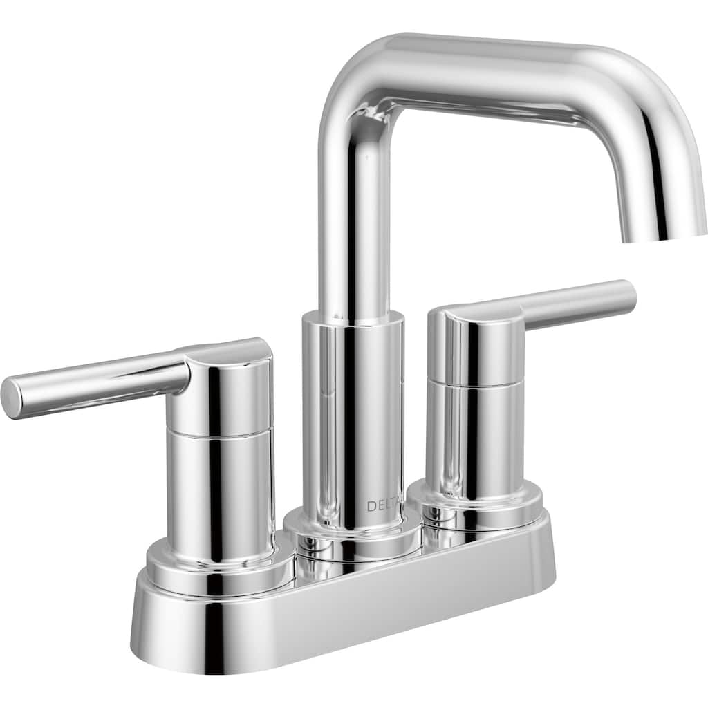 Delta 25849LF Nicoli 1.2 GPM Centerset Bathroom Faucet with Push