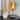 Industrial Bedside Table Lamp Amber-tinted Glass Lampshade Nightstand Desk Light