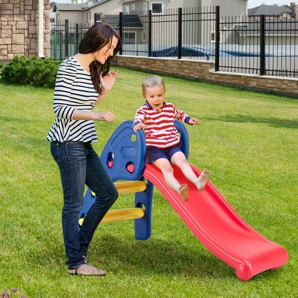 child plastic slide