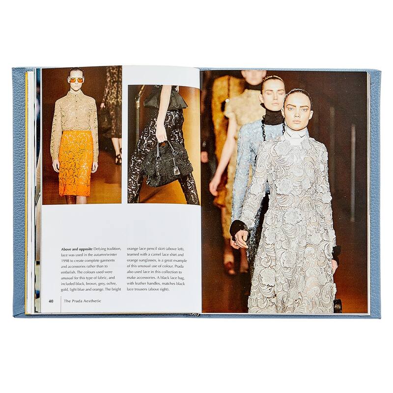 Graphic Image Little Book of Prada Coffee Table Book, Leather, Blue