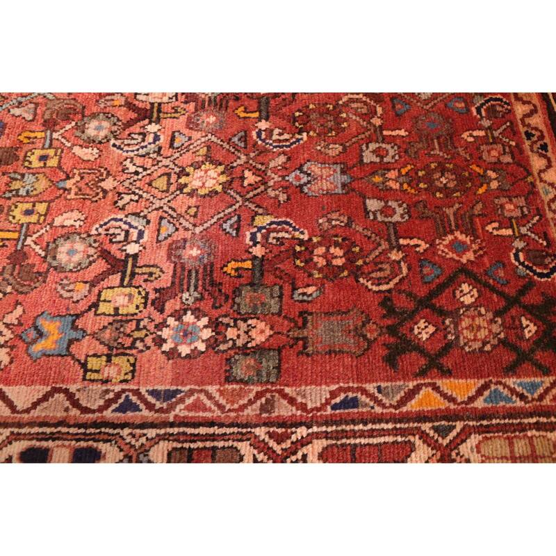 ECARPETGALLERY Hand-knotted Andelz Dark Copper Wool Rug - 3'11 x 10'1