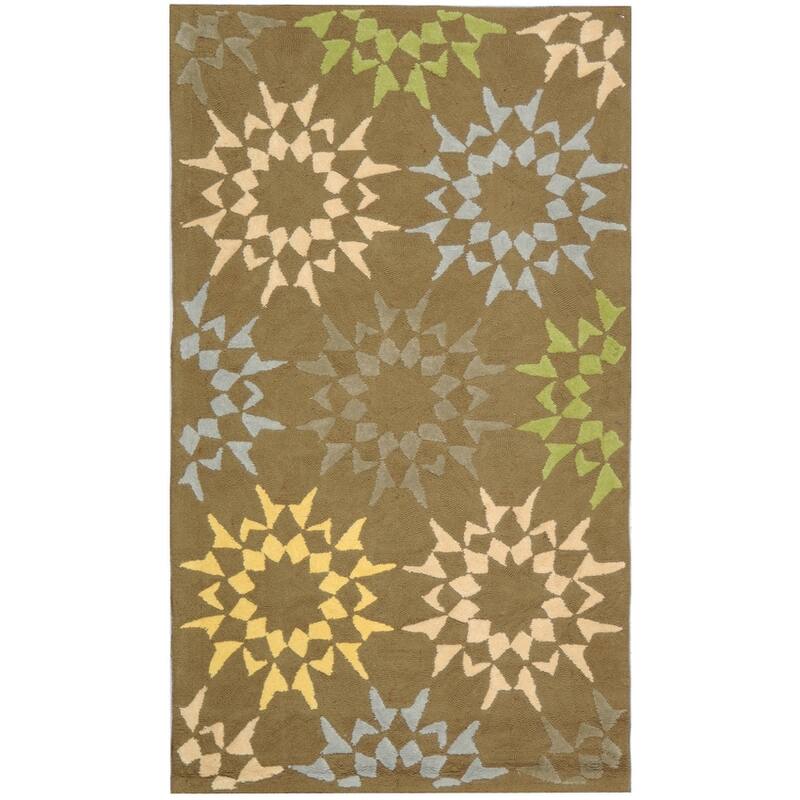 Martha Stewart by SAFAVIEH Quilt Cotton Rug - 2'6" x 4'3" - Opal/Grey