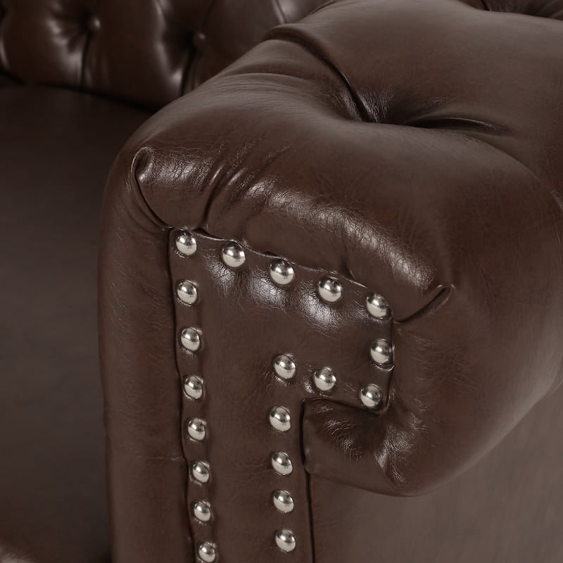 Parkhurst Chesterfield Tufted 3-seat Sofa by Christopher Knight Home