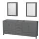 Option Dark Gray / Brushed Chrome Hardware