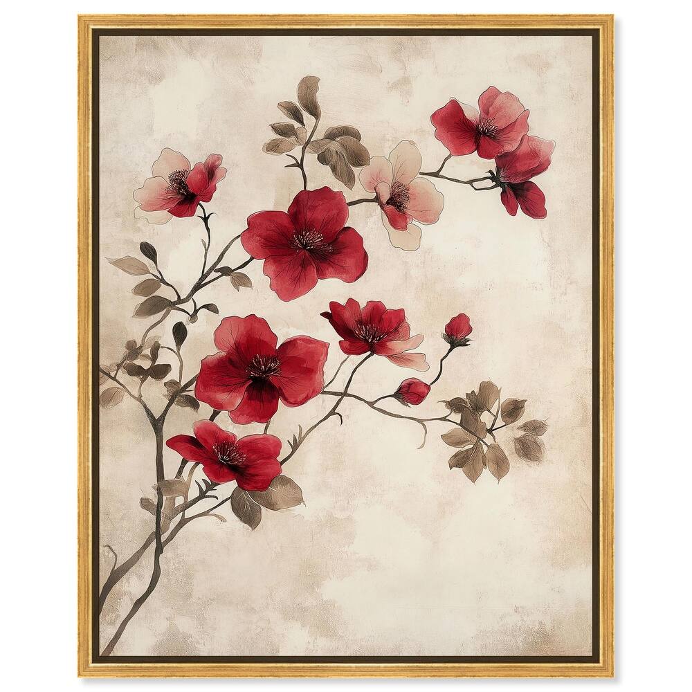Cherry Bloom Canvas by Art Remedy