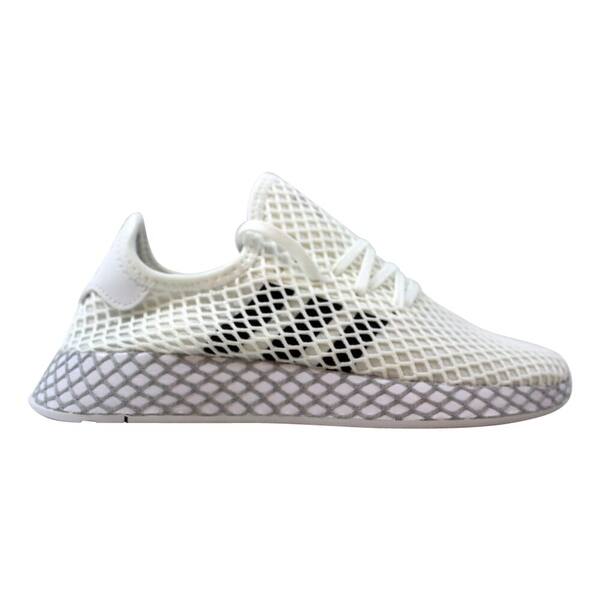 Adidas Deerupt Runner J Footwear White Core Black Grey Two F Grade School Overstock