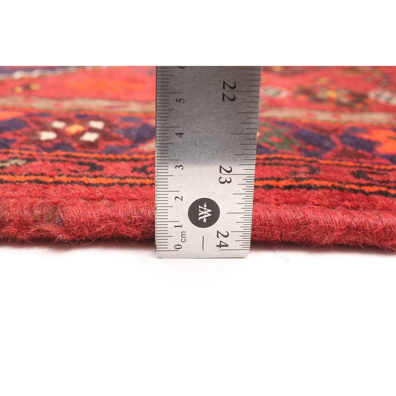 ECARPETGALLERY Hand-knotted Andelz Red Wool Rug - 4'0 x 6'4