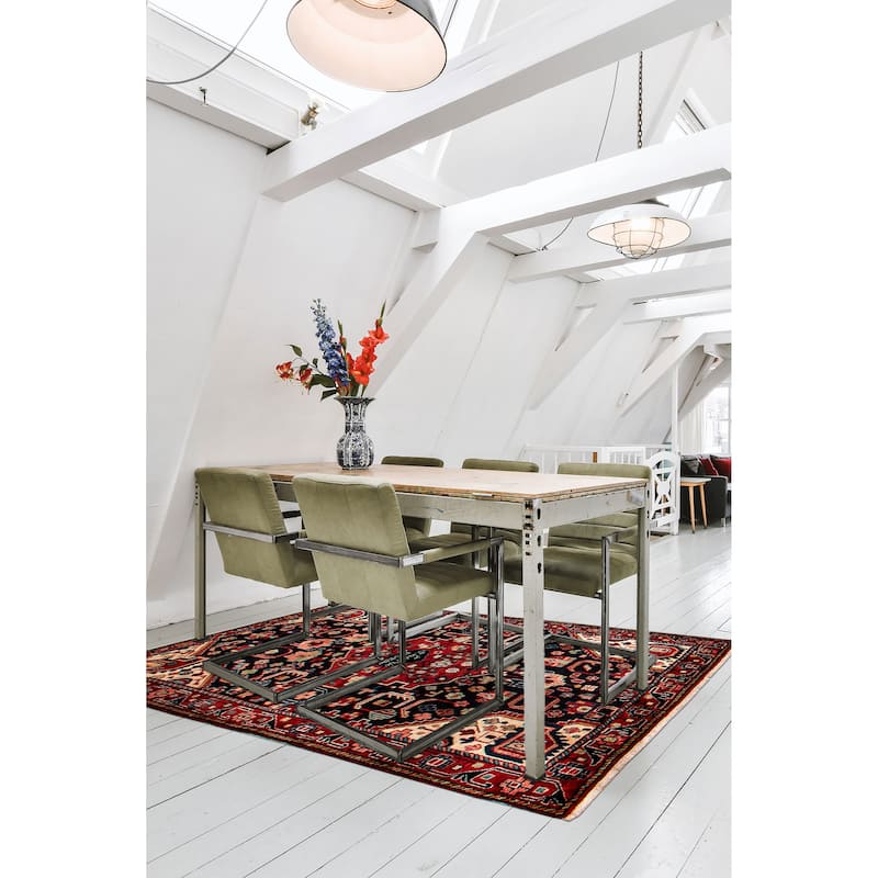 Anatolian Vintage Navy Rug 4'8" x 7'5" - 4'8 x 7'5