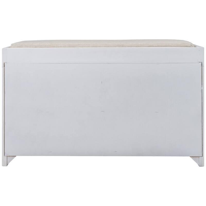 3-drawer Solid Wooden Storage Bench