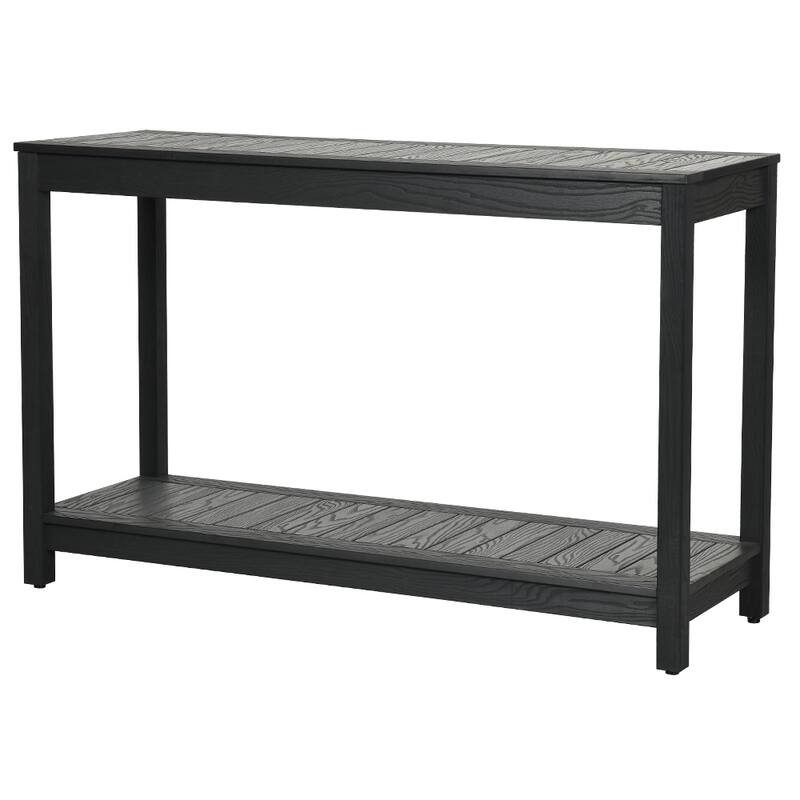Moasis Outdoor Console Table with Storage Shelves