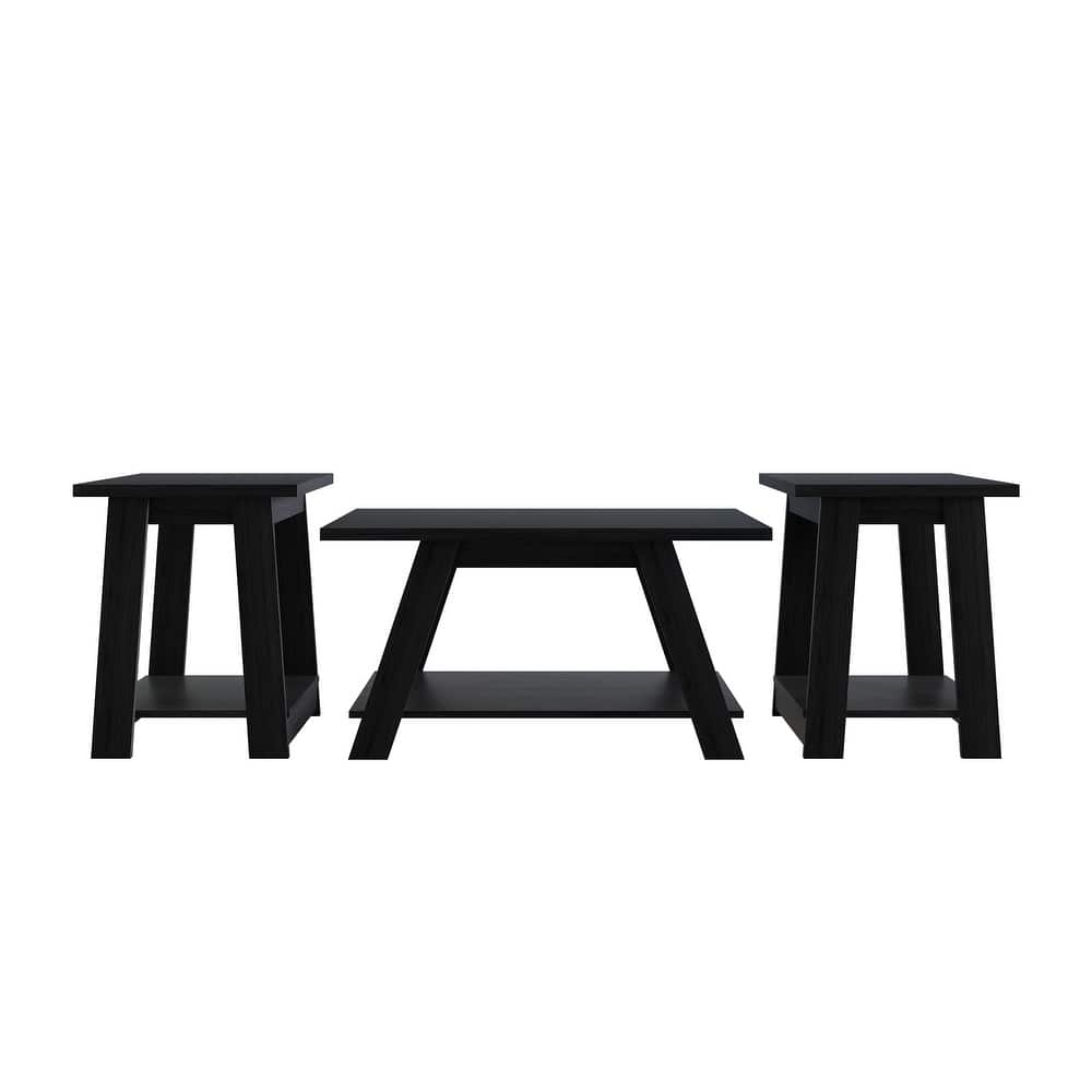 CraftPorch 3-Pieces Coffee Table Set