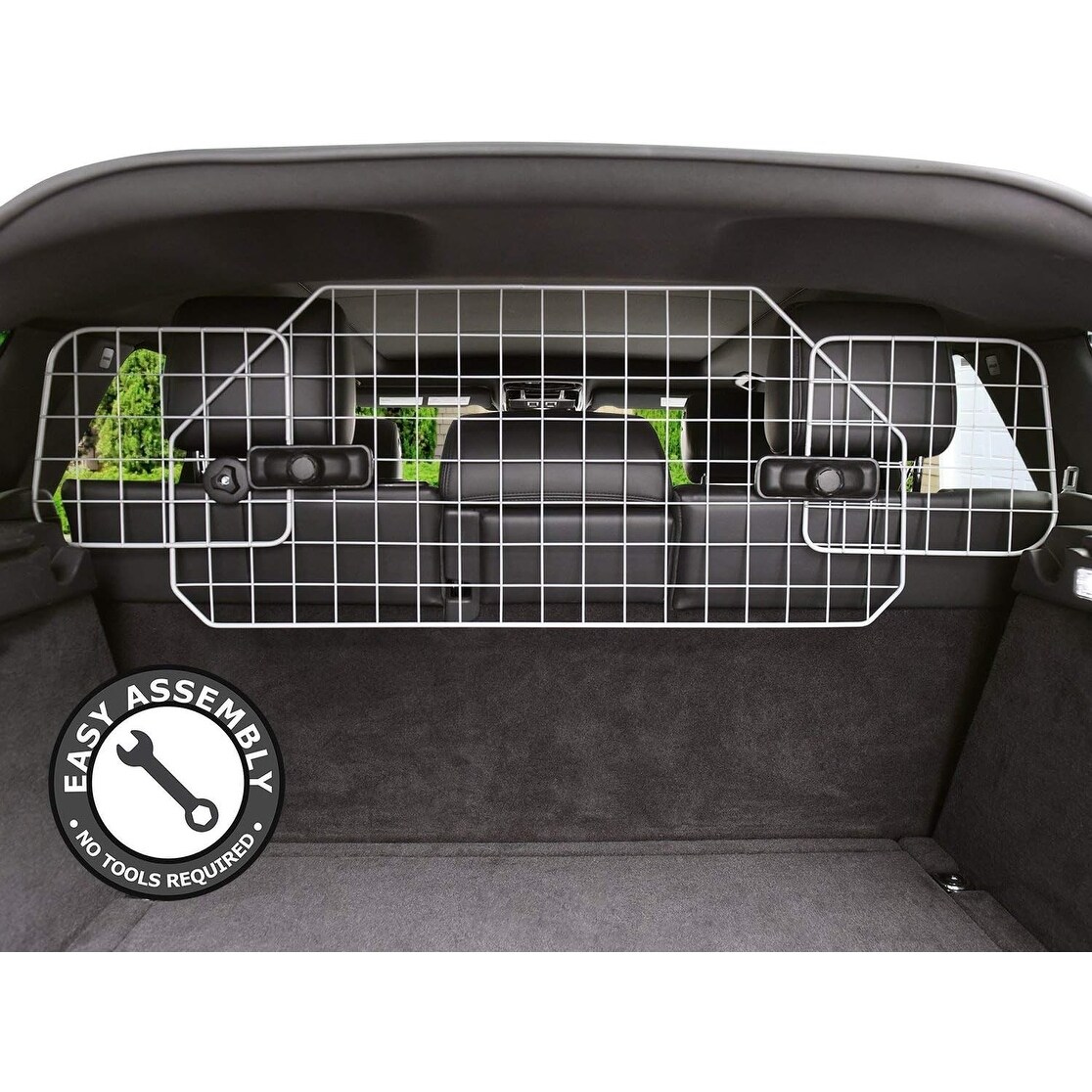 Vehicle pet deals barrier with door