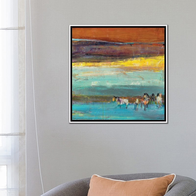 iCanvas "Claire de Lune" by Dominique Samyn Framed Canvas Print