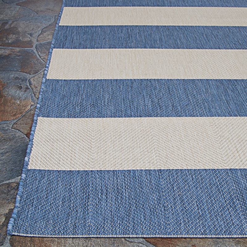 Dream Decor Rugs Hampton Striped Indoor Outdoor Area Rug
