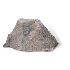 rock pump well artificial numbers flat face depot plastic lowes fake dekorra brown faux outdoor