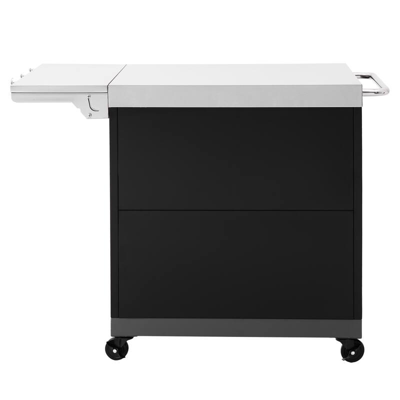 Royal Gourmet PC3201S Movable Kitchen Island Cart