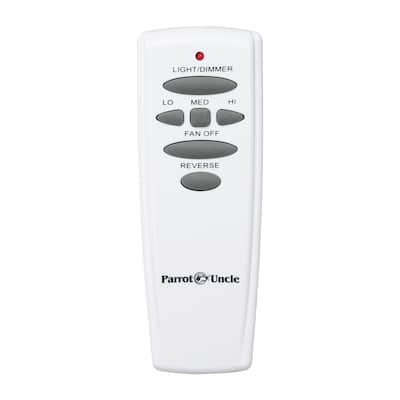 White 3-Speed Ceiling Fan Remote Control