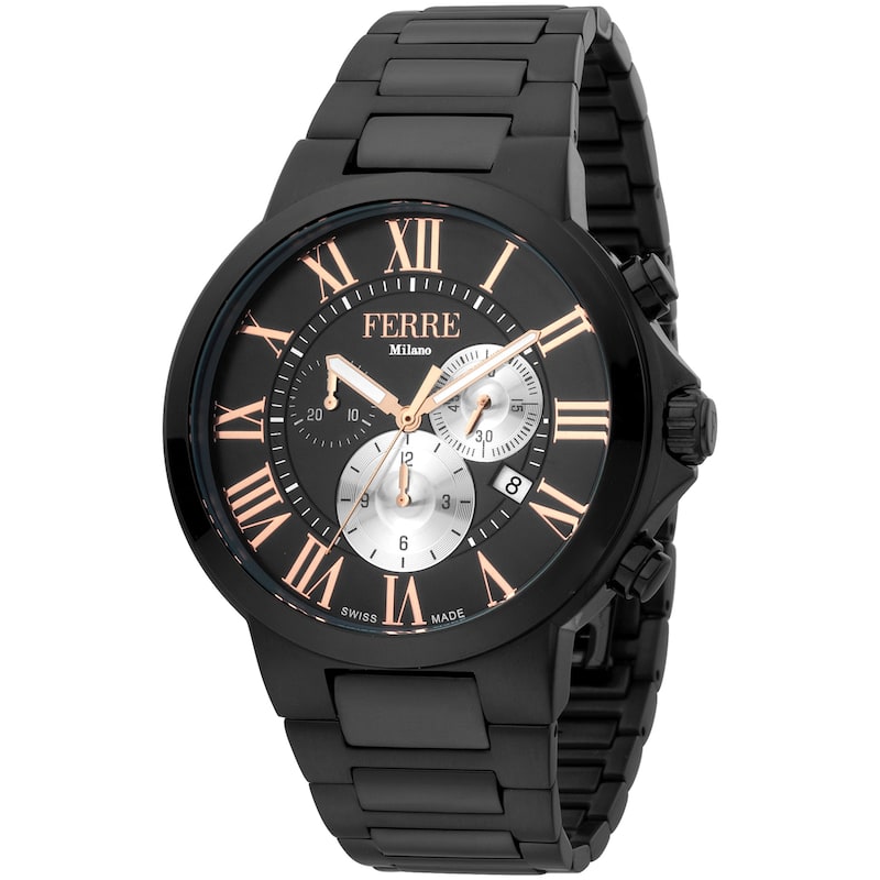 Ferre Milano Men's Classic Black Dial Watch - FM1G177M0071 - 6 (36)