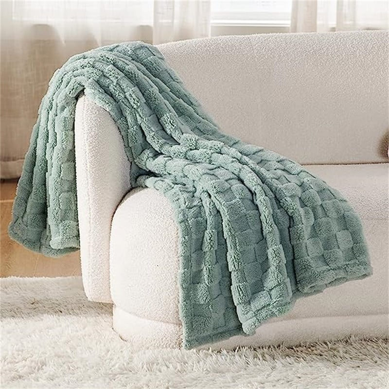 Blanket for Couch Green Throw