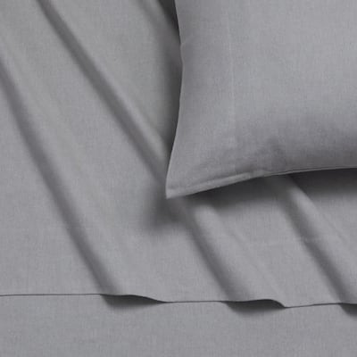 Portuguese Yarn Dyed Cotton Flannel Extra Deep Pocket Sheet Set