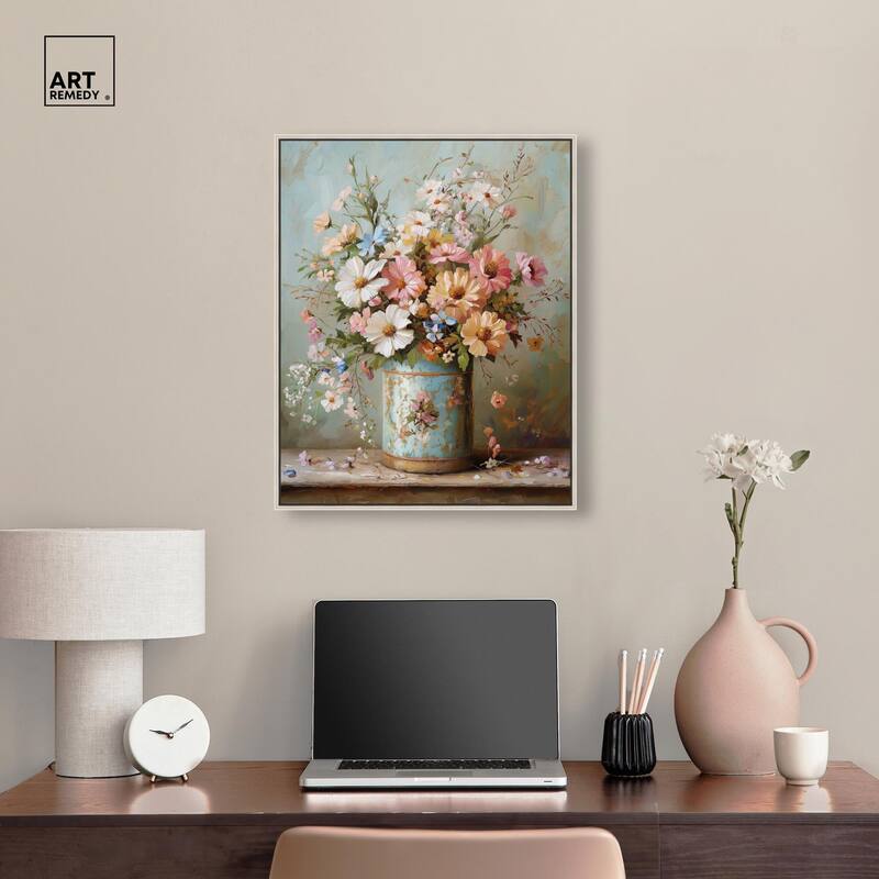 Verse in Violets Canvas by Art Remedy