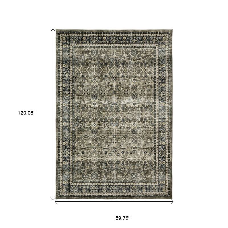 HomeRootsOriental Traditional Rectangle Area Rug
