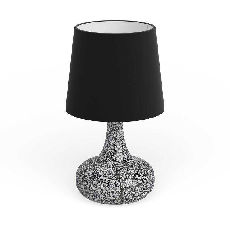 The Curated Nomad Blakey Mosaic Tiled Glass Table Lamp
