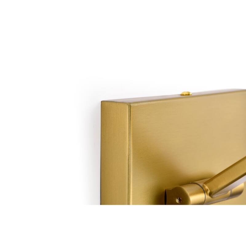 Hazel 1 Foot LED Picture Light 3 CCT Selectable Vintage Brass Finish Acrylic Lens - Vintage Brass
