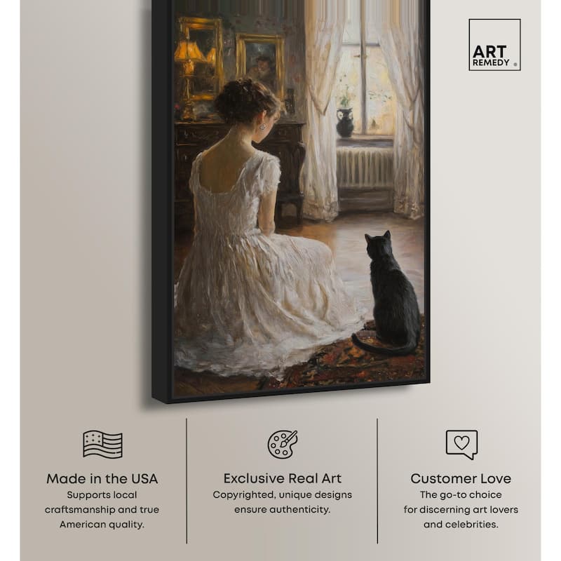 Her Faithful Companion Canvas by Art Remedy