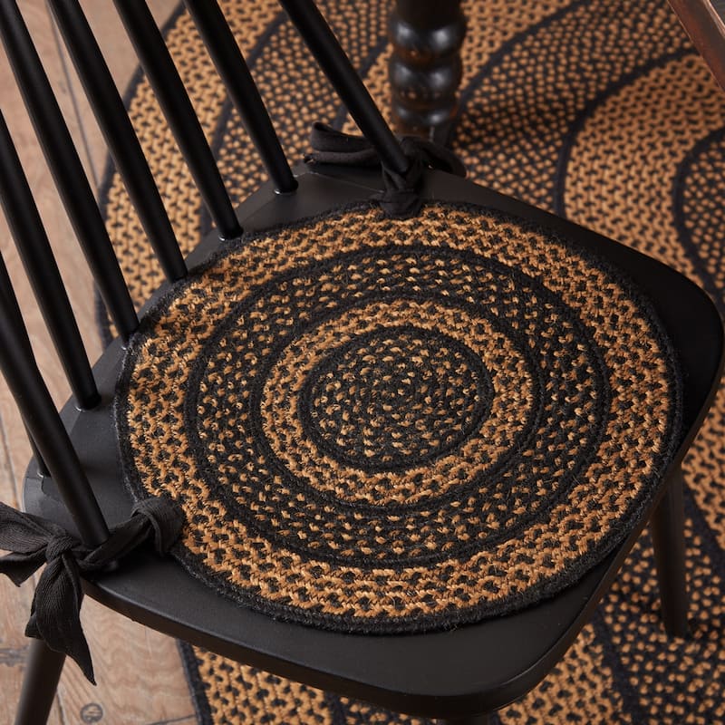 Farmhouse Jute Chair Pad Set of 6