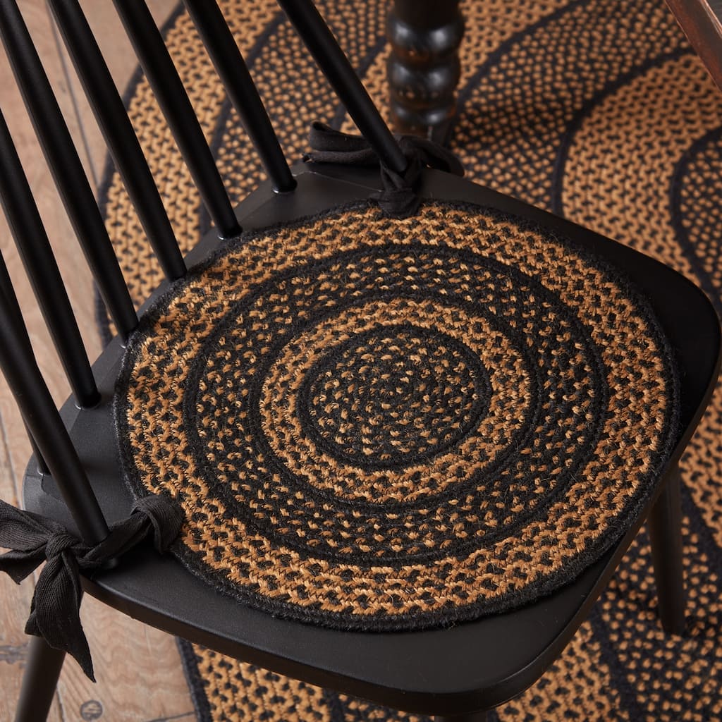 Farmhouse Jute Chair Pad Set of 6
