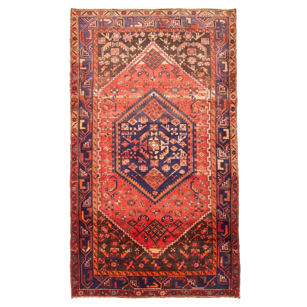 ECARPETGALLERY Hand-knotted Anadol Red Wool Rug - 4'8 x 7'10