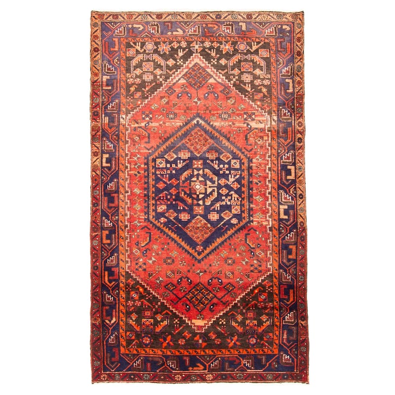 ECARPETGALLERY Hand-knotted Anadol Red Wool Rug - 4'8 x 7'10