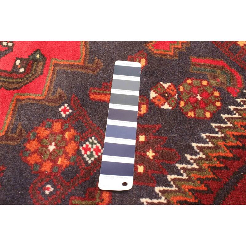 ECARPETGALLERY Hand-knotted Andelz Navy Wool Rug - 4'2 x 6'4