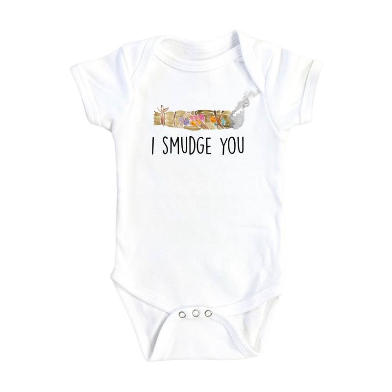 Sage Smudge Witchy - Baby Boy Girl Clothes Infant Bodysuit Funny Cute Newborn 6 - Blue - 0-3M