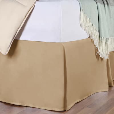 Superior Solid 15-inch Drop Egyptian Cotton Bed Skirt