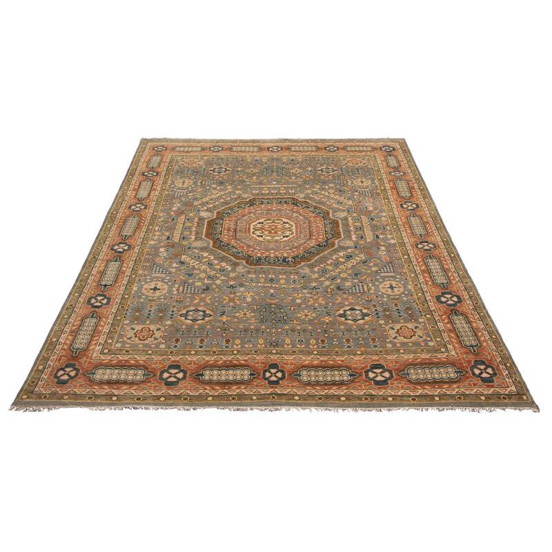 ECARPETGALLERY Hand-knotted Jules Serapi Grey Wool Rug - 11'11 x 15'1
