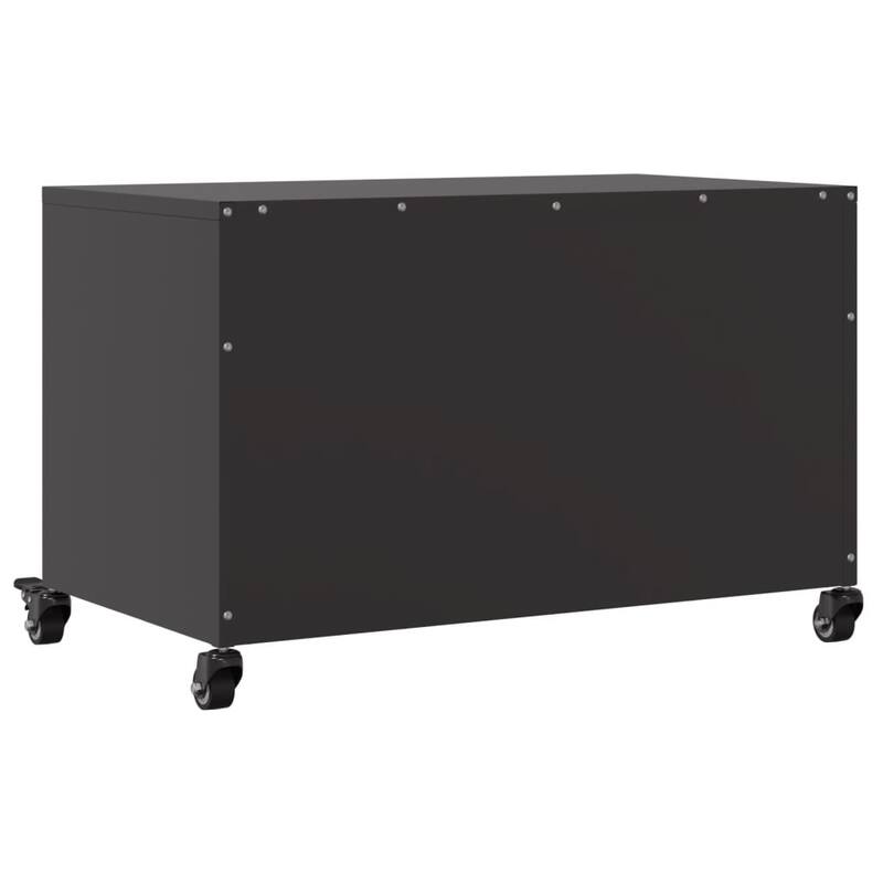 vidaXL TV Stand Entertainment Center Sideboard Media Unit Cold-rolled Steel - 15.4 x 26.8 x 17.1