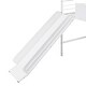 preview thumbnail 32 of 31, Metal House Bed Twin Size Loft Bed for Kids with Slide, Blackboard, Ladder Mosquito Net Brackets and Roof, Fun Platform Bed